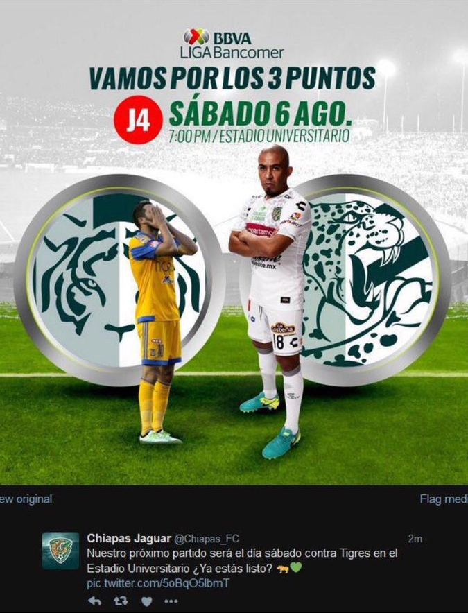 Jaguares continua con sus desplegados y se burla de Tigres